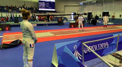 START OF THE FENCING COMPETITIONS: INDIVIDUAL FOIL AND SABRE